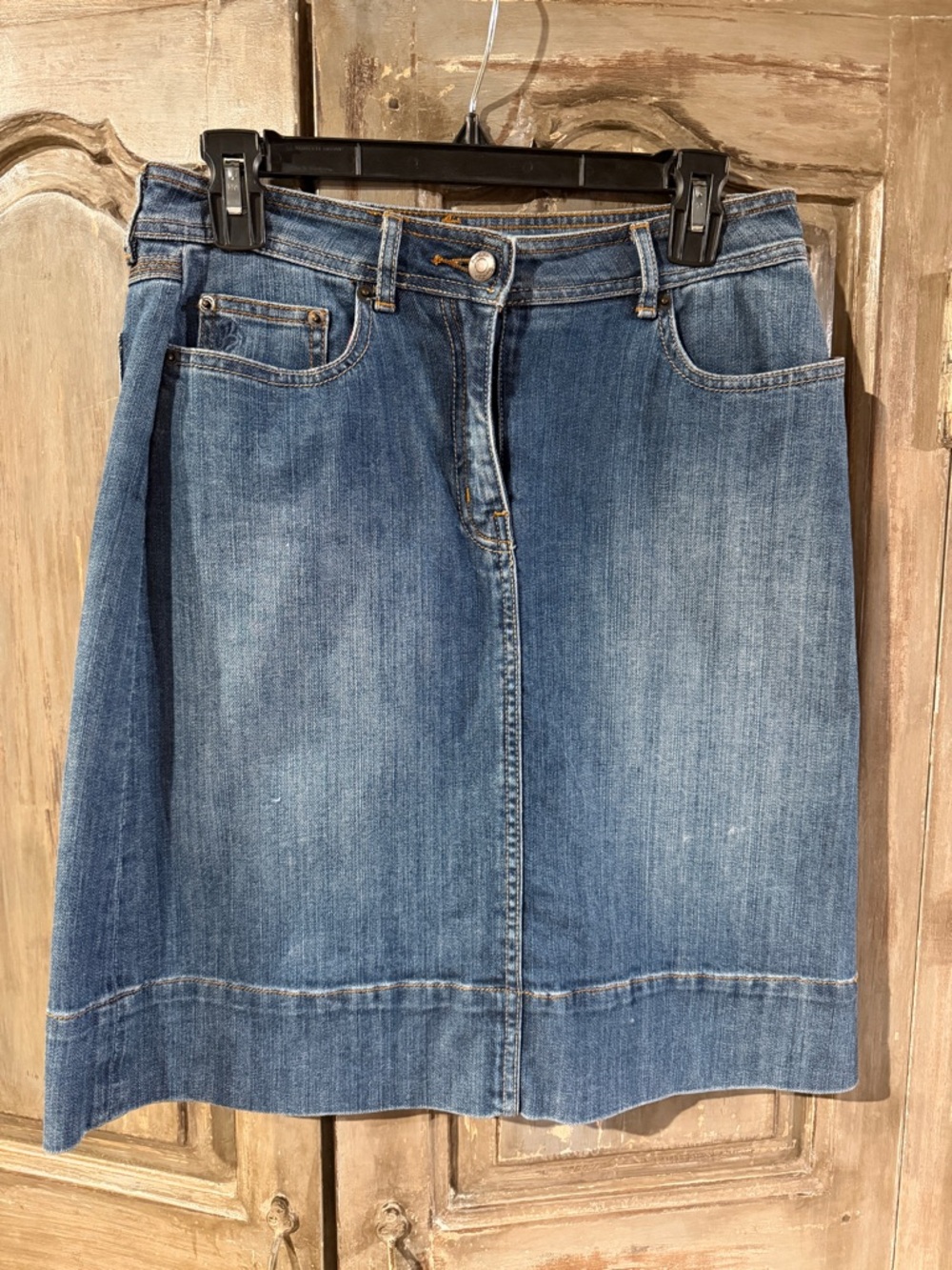 Boden Classic Denim Skirt